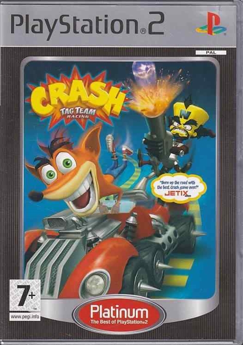 Crash Tag Team Racing - Platinum - PS2 (B Grade) (Genbrug)